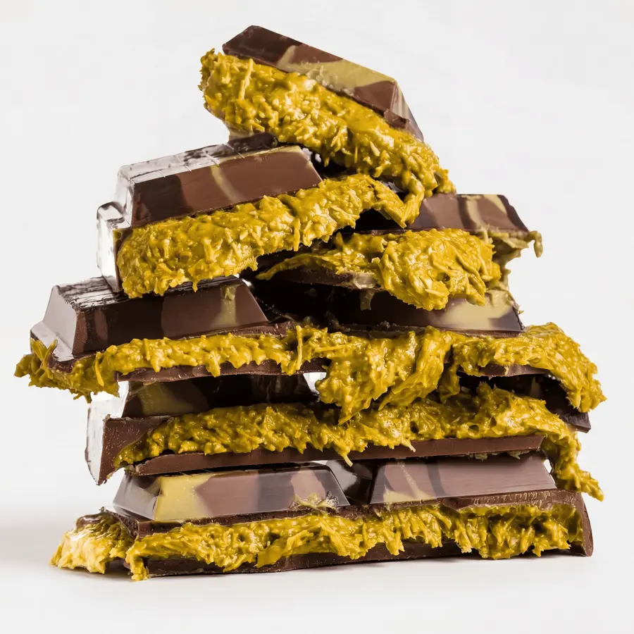 Barra de Chocolate de Dubái XXL 🍫 | Pistacho XXL 1 kilo | Barra de Dubái