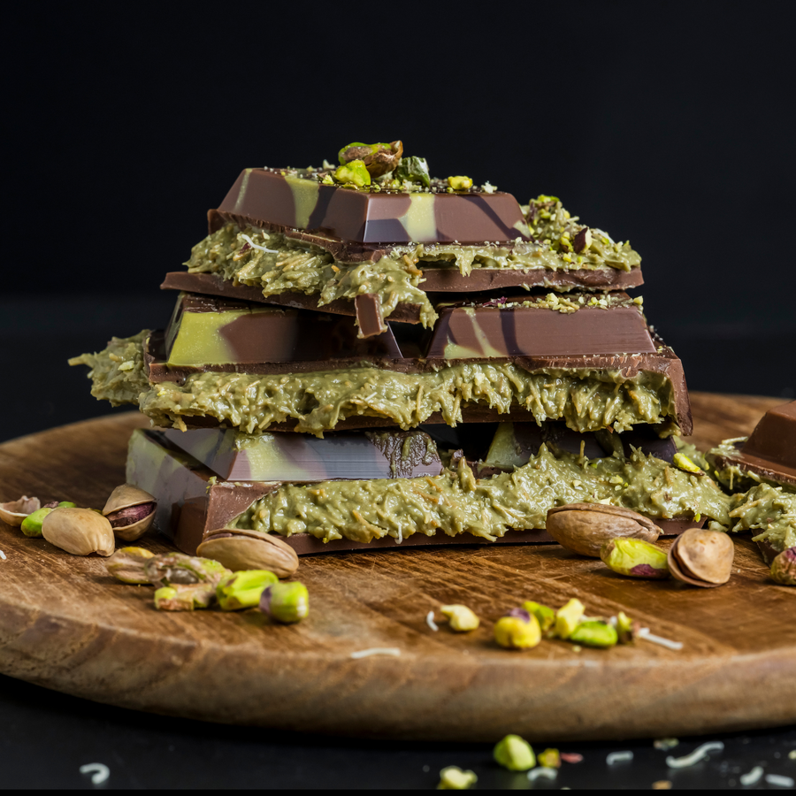 Barra de Chocolate de Dubái XXL 🍫 | Pistacho XXL 1 kilo | Barra de Dubái