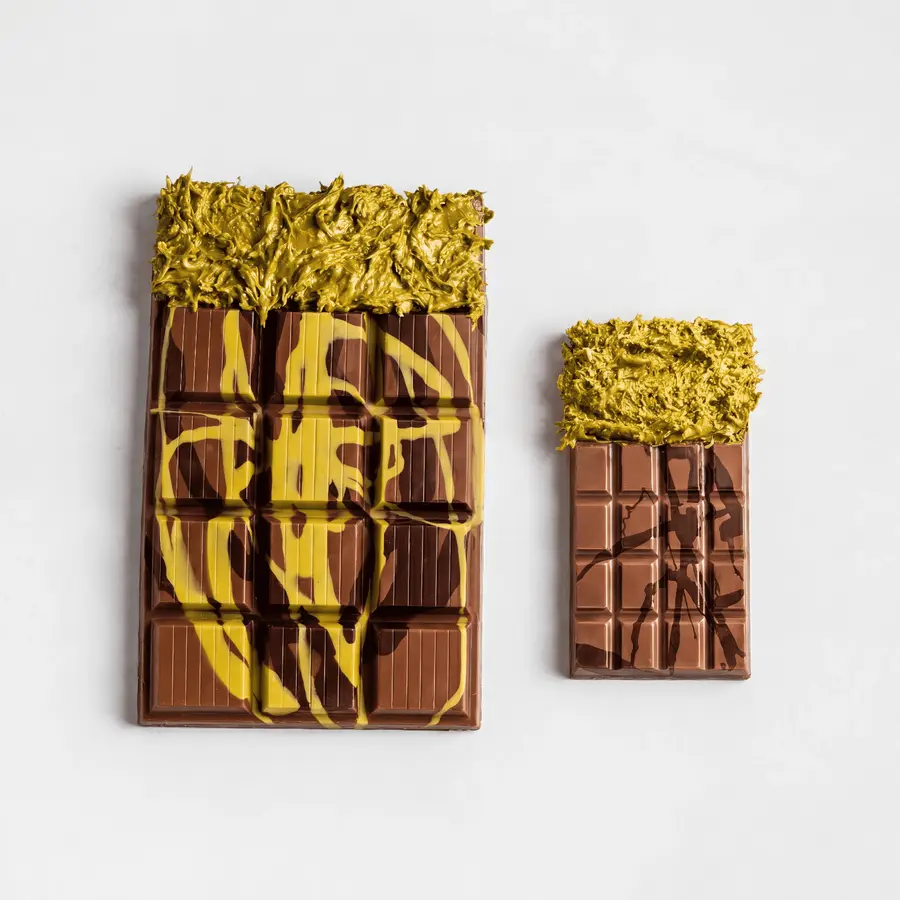 Barra de Chocolate de Dubái XXL 🍫 | Pistacho XXL 1 kilo | Barra de Dubái
