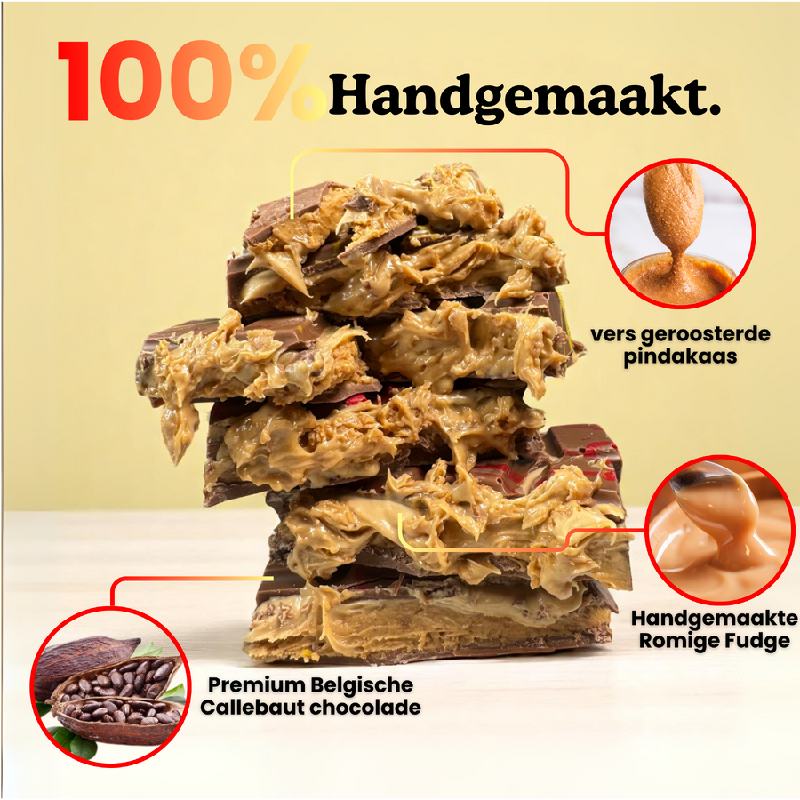 Barra de Fudge de Crema de Cacahuete